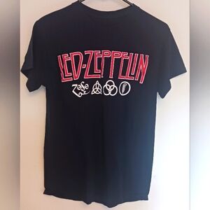 Led Zeppelin Shirt Mens Sz Small Zoso 2011 Black Tee Short Sleeve